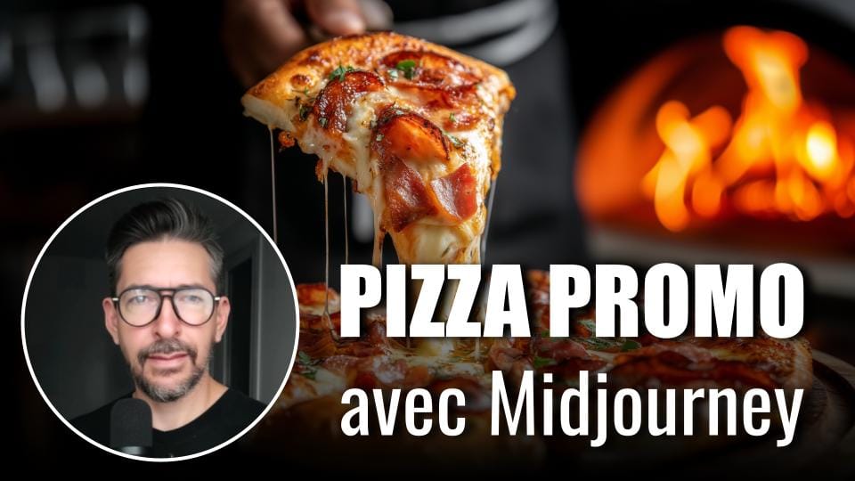 promotion d’une pizzeria avec MidJourney