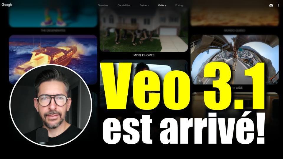 Google Veo 3.1 écrase SORA 2 d'OpenAI  🚀🔥